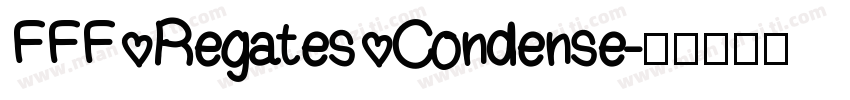 FFF Regates Condense字体转换